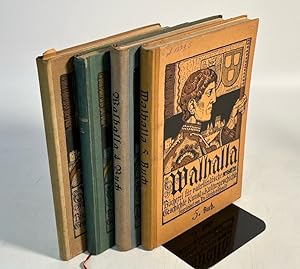 Seller image for Walhalla. Bcherei fr vaterlndische Geschichte, Kunst und Kulturgeschichte. Band 1, 2, 4 und 5. Vier Bnde. for sale by Antiquariat Bookfarm