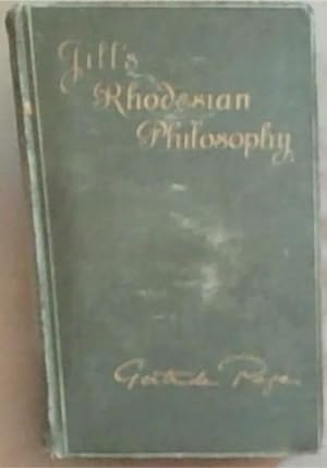 Bild des Verkufers fr Jill's Rhodesian Philosophy zum Verkauf von Chapter 1