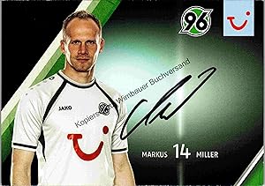 Bild des Verkufers fr Original Autogramm Markus Miller Karlsruher Hannover 96 /// Autograph signiert signed signee zum Verkauf von Antiquariat im Kaiserviertel | Wimbauer Buchversand