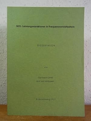 MIS-Leistungsvaraktoren in Frequenzvervielfachern. Von der Fakultät für Maschinenbau und Elektrot...