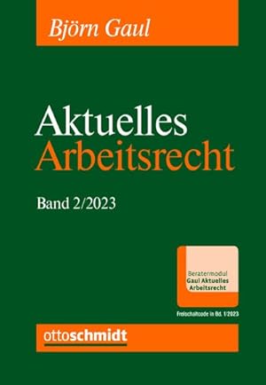 Seller image for Aktuelles Arbeitsrecht, Band 2/2023 for sale by Rheinberg-Buch Andreas Meier eK