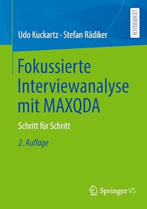 Seller image for Fokussierte Interviewanalyse mit MAXQDA : Schritt fr Schritt for sale by AHA-BUCH GmbH