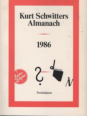 Bild des Verkufers fr Kurt Schwitters Almanach 1986 zum Verkauf von Schrmann und Kiewning GbR
