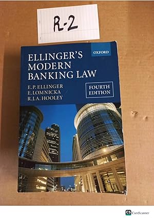 Seller image for Ellinger's Modern Banking Law 4th ed by Hooley and Ellinger for sale by UK LAW BOOK SELLERS LTD