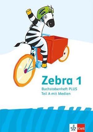 Imagen del vendedor de Zebra 1. Buchstabenheft Plus in Druckschrift Klasse 1 : Buchstabenheft Plus mit Medien in Druckschrift Klasse 1 a la venta por AHA-BUCH GmbH