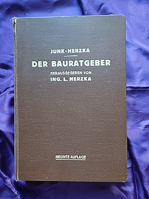 Seller image for Der Bauratgeber. Handbuch fr das gesamte Baugewerbe und seine Grenzgebiete for sale by Verlag Heyn