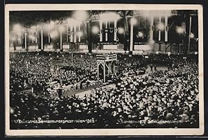 Ansichtskarte Wien, 10. Deutsches Sängerbundesfest 1928-Sängerhalle