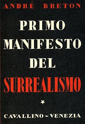 Seller image for Primo Manifesto del Surrealismo for sale by Studio Bibliografico Marini