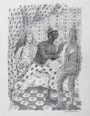 Immagine del venditore per Original pen-and-ink illustration for "The Fisherman and His Soul" in "The Fairy Stories of Oscar Wilde". venduto da Henry Sotheran Ltd