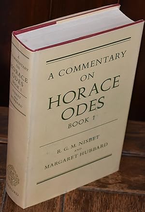 Imagen del vendedor de A Commentary on Horace : Odes Book 1 a la venta por CHESIL BEACH BOOKS