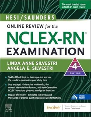 Imagen del vendedor de HESI/Saunders Online Review for the NCLEX-RN Examination (2 Year) (Access Code) by Silvestri PhD RN FAAN, Linda Anne, Silvestri PhD APRN FNP-BC CNE, Angela Elizabeth [Misc. Supplies ] a la venta por booksXpress