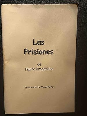 Imagen del vendedor de Las prisiones a la venta por Vrtigo Libros