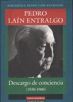 Imagen del vendedor de DESCARGO DE CONCIENCIA (1930-1960) a la venta por Librera Raimundo