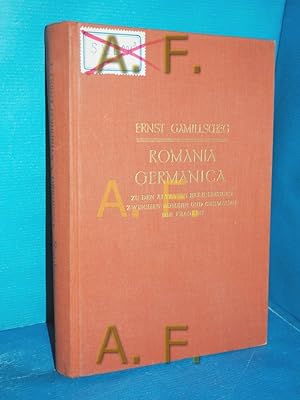 Image du vendeur pour Romania Germanica, Sprach- und Siedlungsgeschichte der Germanen auf dem Boden des alten Rmerreiches Band 1: Zu den ltesten Berhrungen zwischen Rmern und Germanen : Die Franken. Grundriss der Germanischen Philologie , 11,1 mis en vente par Antiquarische Fundgrube e.U.