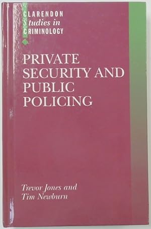 Bild des Verkufers fr Private Security and Public Policing zum Verkauf von PsychoBabel & Skoob Books