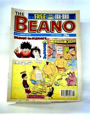 Bild des Verkufers fr The Beano No 2589 February 29th 1992 zum Verkauf von World of Rare Books