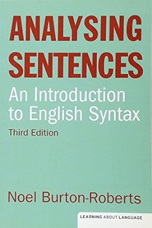 Image du vendeur pour Analysing Sentences (Learning About Language) mis en vente par WeBuyBooks