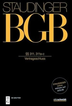 Immagine del venditore per §§ 311, 311a-c: (Vertragsschluss) (German Edition) [Hardcover ] venduto da booksXpress