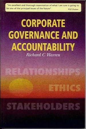 Imagen del vendedor de Corporate Governance and Accountability a la venta por WeBuyBooks