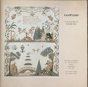 Samplers: 'A School Room EXERCISE.' A rare. collection of needlework samplers recording the schoo...