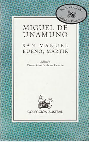 Seller image for San Manuel. Bueno, mrtir for sale by Librera Cajn Desastre
