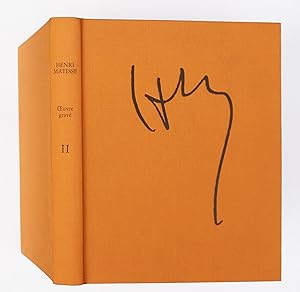 Imagen del vendedor de Henri Matisse. Catalogue raisonn de l'oeuvre grav. Tome 2 a la venta por Librairie-Galerie Emmanuel Hutin