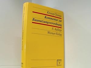 Immagine del venditore per Kommentar zur Baunutzungsverordnung fortgef. von Gustav-Adolf Stange. Begr. von Hans Knaup venduto da Book Broker