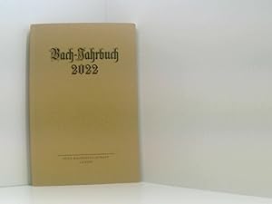 Bild des Verkufers fr Bach-Jahrbuch 2022 zum Verkauf von Book Broker