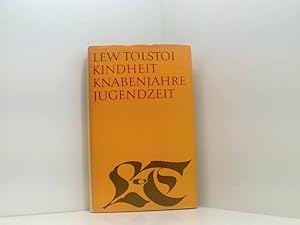 Seller image for Kindheit, Knabenjahre, Jugendzeit for sale by Book Broker