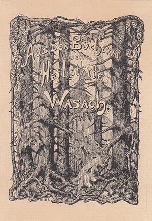Seller image for Aus der Bcherei der Heilsttte Wasach. Wald. for sale by Antiquariat  Braun