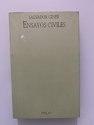 Imagen del vendedor de ENSAYOS CIVILES a la venta por Librovicios