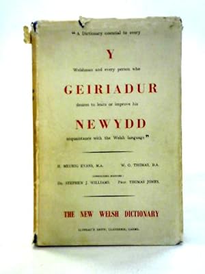 Bild des Verkufers fr Y Geiriadur Newydd; The New Welsh Dictionary zum Verkauf von World of Rare Books