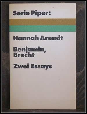 Walter Benjamin. Bertold Brecht. Zwei Essays.