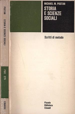 Imagen del vendedor de Storia e scienze sociali Scritti di metodo a la venta por Biblioteca di Babele
