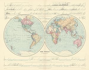 The World In Hemispheres [with Continental Sections]