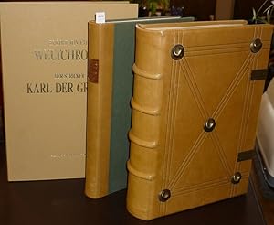 "Weltchronik" u. "Karl der Große". Faksimile-Ausgabe mit Kommentarband von zwei mittelhochdeutsch...