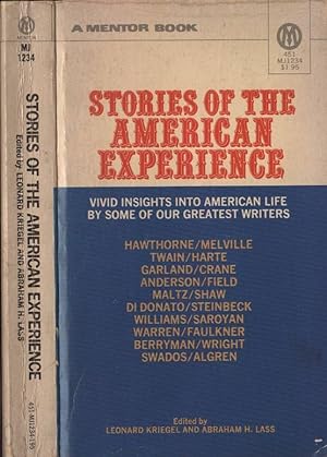 Bild des Verkufers fr Stories of the american experience zum Verkauf von Biblioteca di Babele