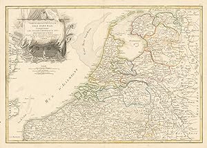 Partie Septentrionale des Pays Bas, comprenant les Etats Generaux des Provinces Unies. Dressée su...