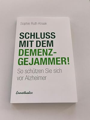 Bild des Verkufers fr Schluss mit dem Demenz-Gejammer!: So schtzen Sie sich vor Alzheimer zum Verkauf von BcherBirne