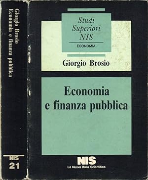 Bild des Verkufers fr Economia e finanza pubblica zum Verkauf von Biblioteca di Babele