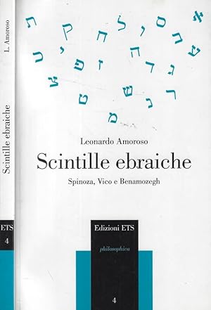 Bild des Verkufers fr Scintille ebraiche Spinoza, Vico e Benamozegh zum Verkauf von Biblioteca di Babele