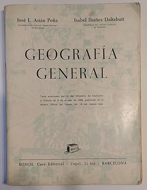 Imagen del vendedor de Geografa general. a la venta por La Leona LibreRa