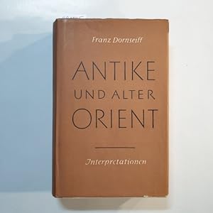 Seller image for Kleine Schriften, Bd. 1., Antike und alter Orient : Interpretationen for sale by Gebrauchtbcherlogistik  H.J. Lauterbach