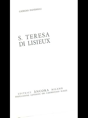 Bild des Verkufers fr S. Teresa di Lisieux zum Verkauf von Librodifaccia