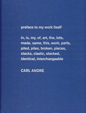 Seller image for Carl Andre: Sculpture as Place, 1958-2010 for sale by LEFT COAST BOOKS