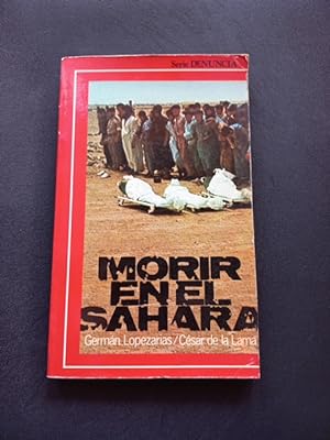 Imagen del vendedor de Morir en el Shara a la venta por Vrtigo Libros