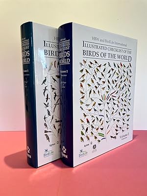 Seller image for ILLUSTRATED CHECKLIST OF THE BIRDS OF THE WORLD HBW and Birdlife International Volume 1-Non-passerines. Volume 2 passarines [COMPLETE TWO VOLUME SET] for sale by LOE BOOKS