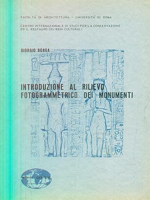 Imagen del vendedor de Introduzione al rilievo fotogrammetrico dei monumenti a la venta por Librodifaccia