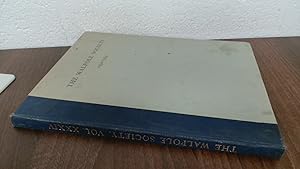Bild des Verkufers fr The Thirty-Fourth Volume Of The Walpole Society 1952-1954 zum Verkauf von BoundlessBookstore