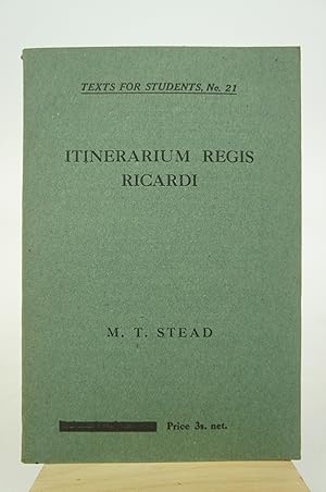 Itinerarium Regis Ricardi - Texts For Students, No. 21